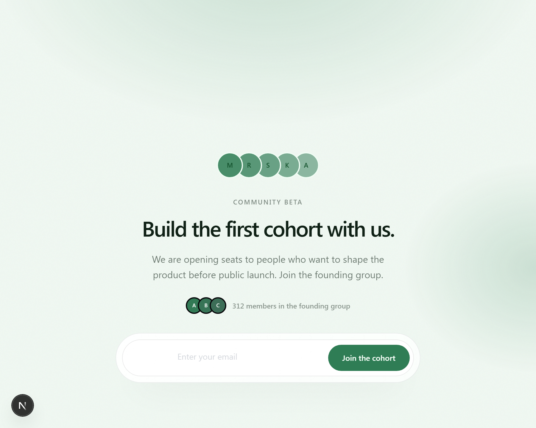 Gather template preview