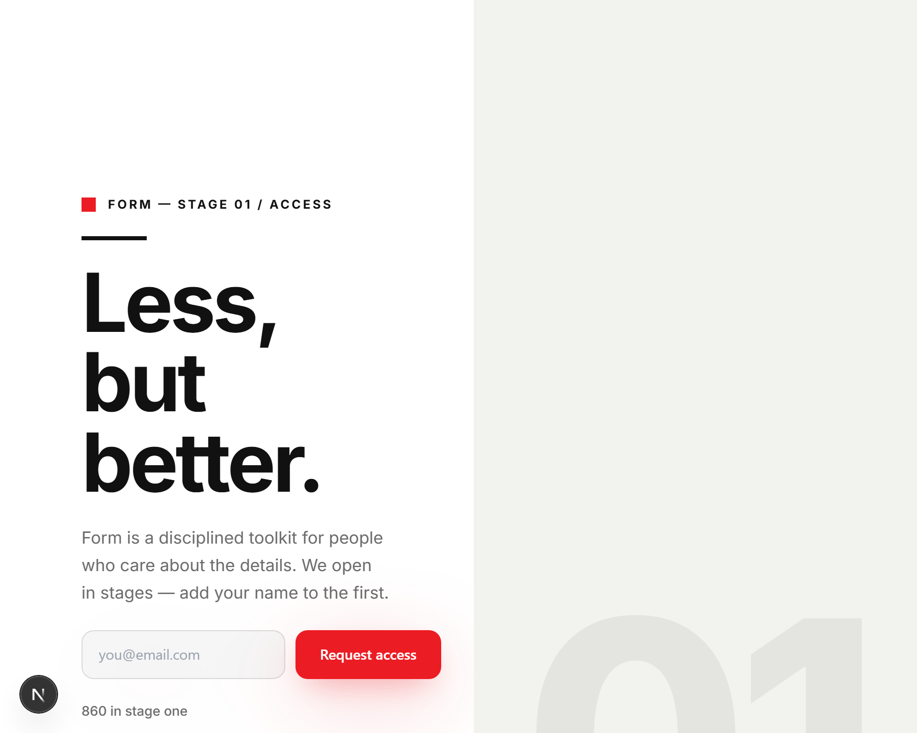 Form template preview