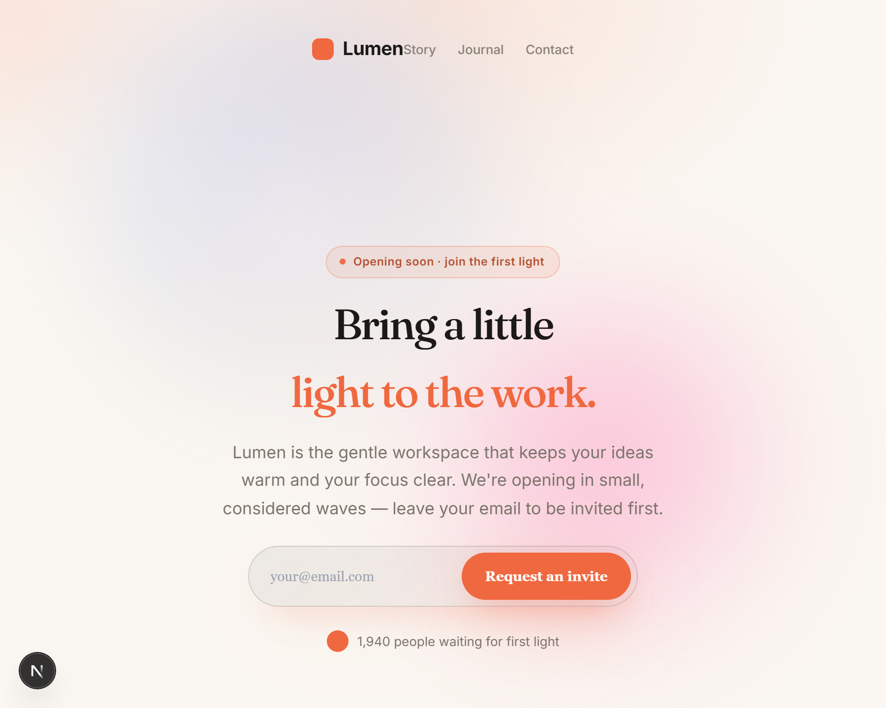 Lumen template preview