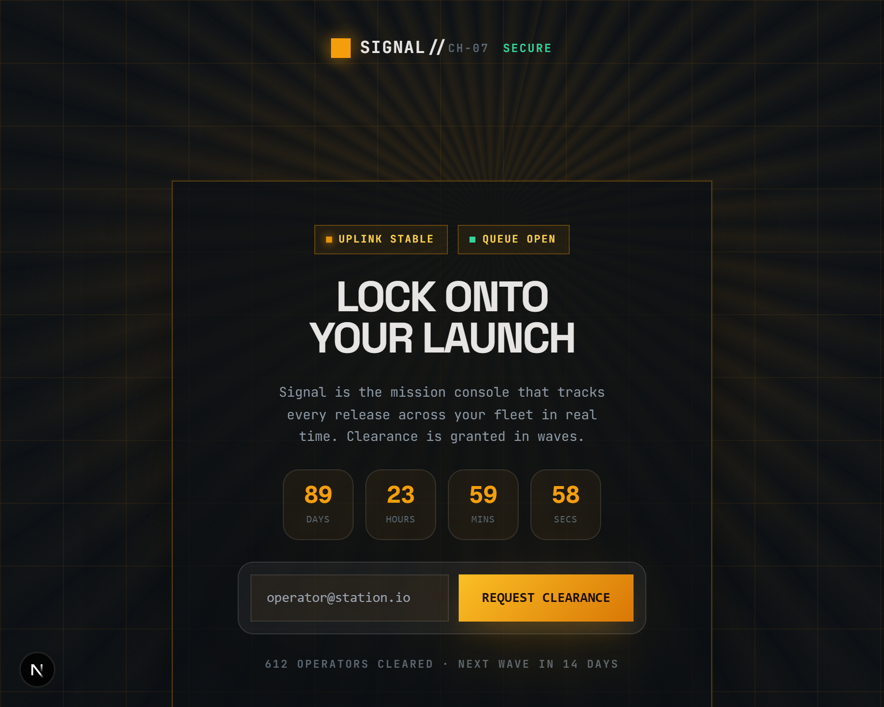 Signal template preview