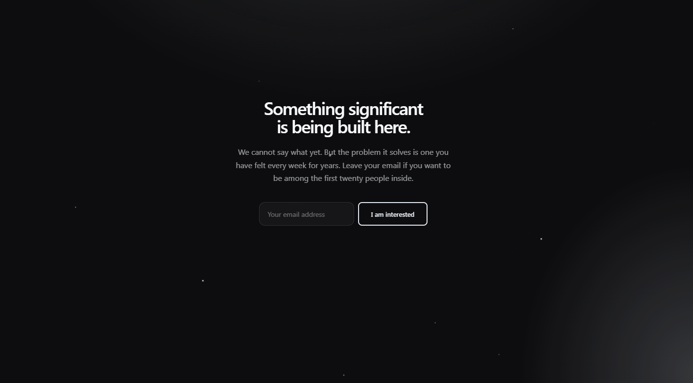 Coming Soon Waitlist template preview
